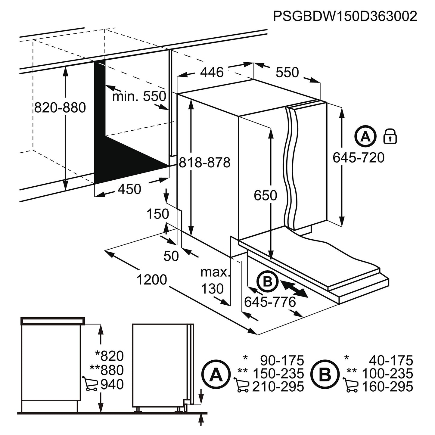 Посудомоечная машина AirDry 45 см